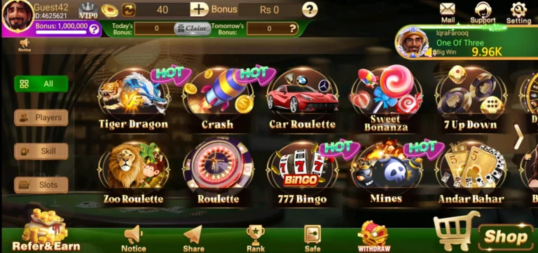 3 Patti Bonus Available Games